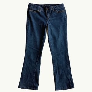 Y2k Michael Kors Studded Bootcut Jeans Size 10